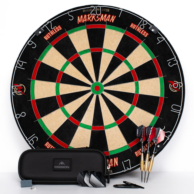 Beginners Darts Gift Set - Darts, Dartboard & Accessories