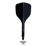 Condor AXE 120 Dart Flights - Small - Black