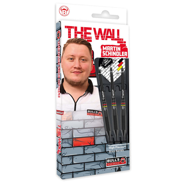 BULL'S Martin Schindler Darts - Steel Tip - Black Brass