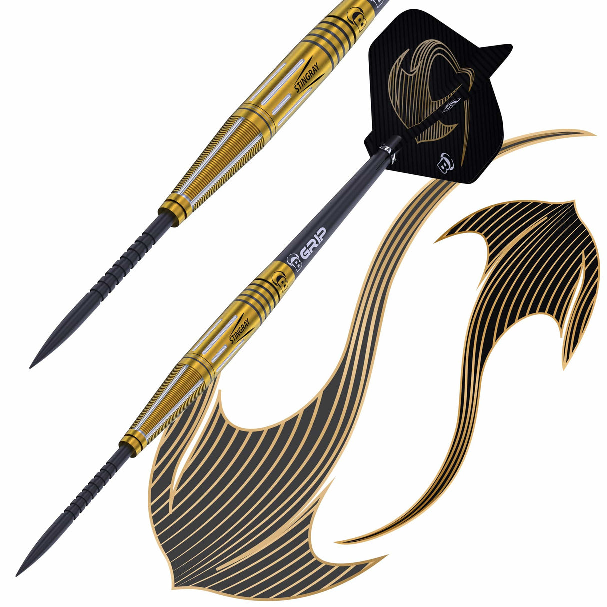 BULL'S Stingray Darts - Steel Tip - 90% Tungsten - S4