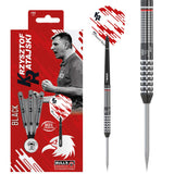 BULL'S Krysztof Ratajski Darts - Steel Tip - 90% Tungsten - Black