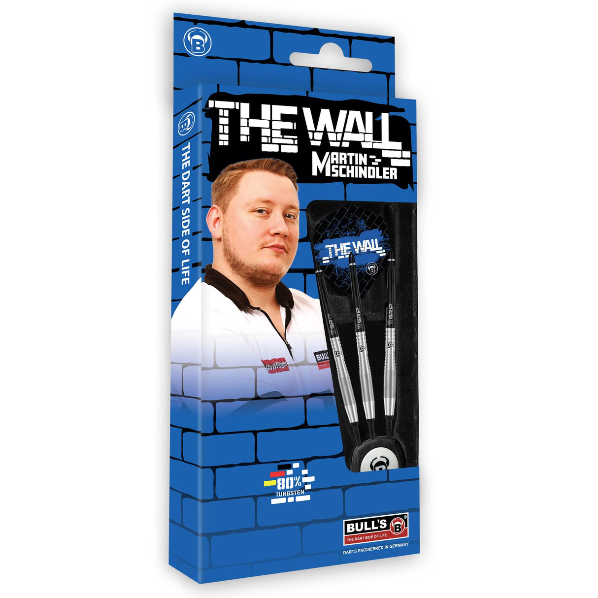 BULL'S Martin Schindler Darts - Soft Tip - 80% Tungsten - 18g