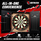 Ruthless Animal Home Darts Centre - Hotshot Dartboard in Cabinet - Cobra