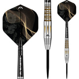 Mission Almudena Fajardo Ayuso Darts - Steel Tip - 95% Tungsten - Gold PVD Milled Silver