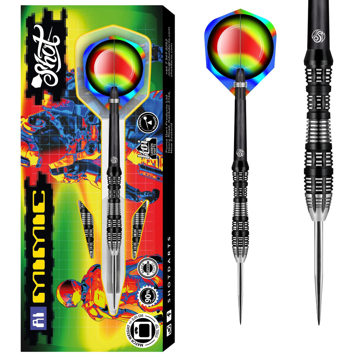 Shot AI Darts - Steel Tip - Mimic 23g