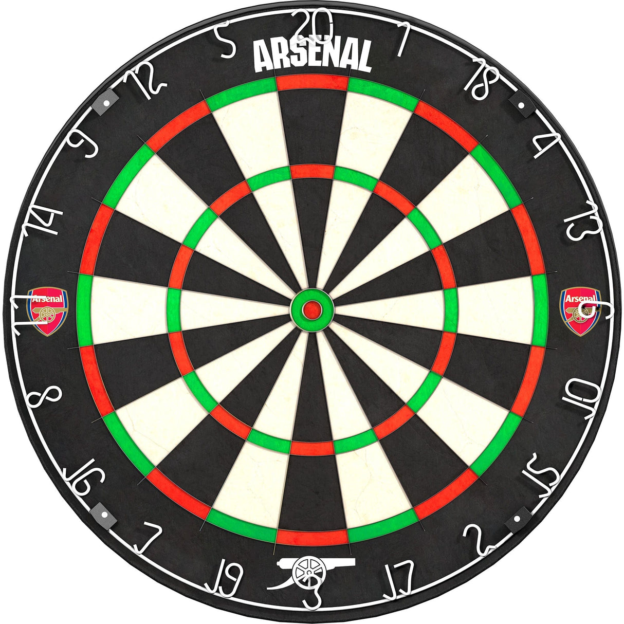 Arsenal FC Dartboard - Professional Level - Official Licensed - The Gunners - Crest