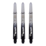 BULL'S B-Grip TT Shaft - Polycarbonate - Clear & Black Medium