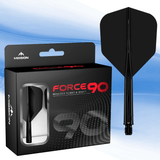 Mission Force 90 - New Moulded Flight & Shaft System - Black - Standard No6