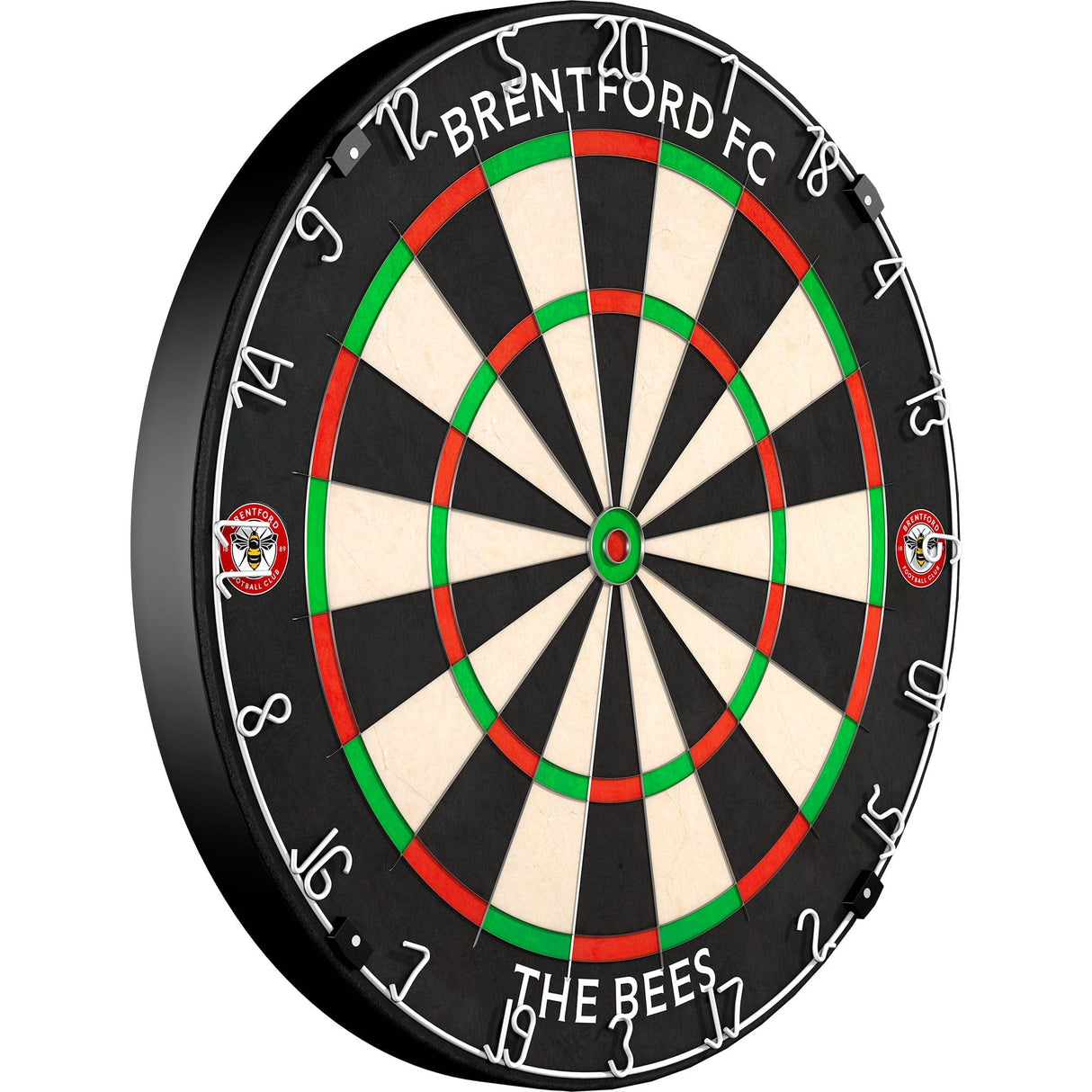 Brentford FC - Official Licensed - The Bees - Professional Dartboard - Crest with Name