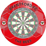 Brentford FC - Official Licensed - The Bees - Dartboard Surround - S1 - Red