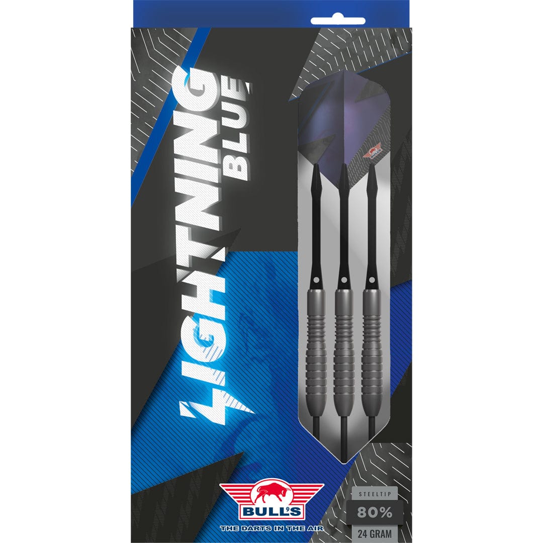 Bulls Lightning Blue Darts - Steel Tip - 80% Tungsten