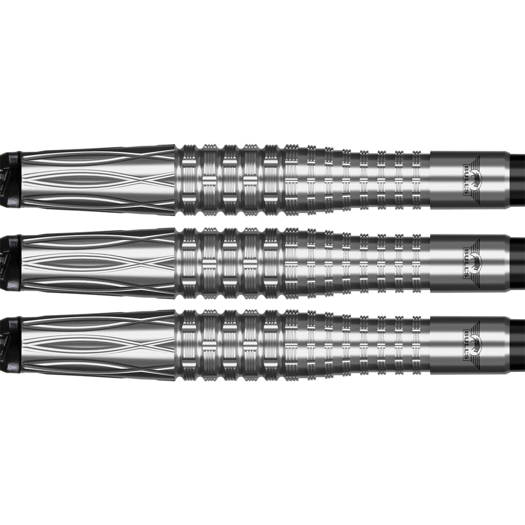 Bulls Smoke Darts - Soft Tip - 90% Tungsten - Silver Ash