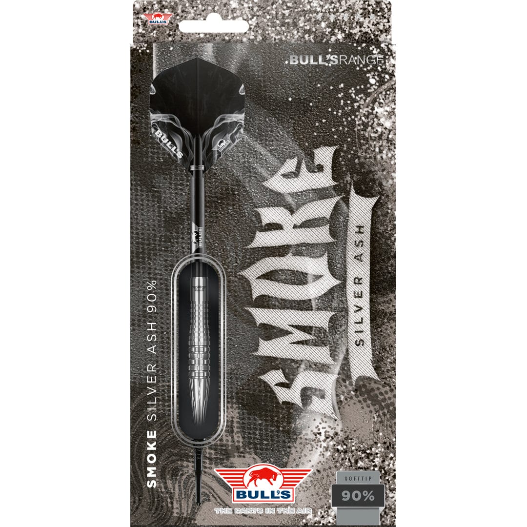 Bulls Smoke Darts - Soft Tip - 90% Tungsten - Silver Ash