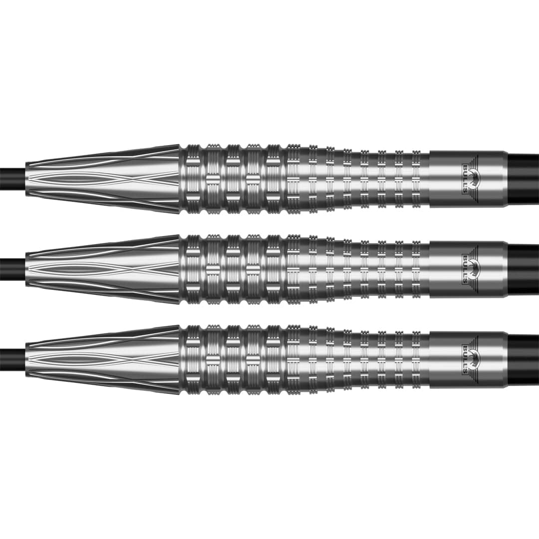 Bulls Smoke Darts - Steel Tip - 90% Tungsten - Silver Ash