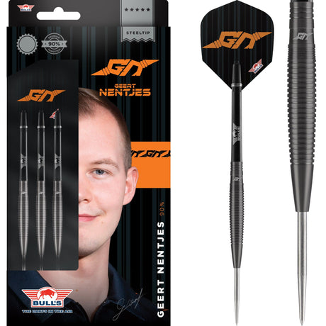 Bulls Geert Nentjes Darts - Steel Tip - 90% - Black Titanium 23g