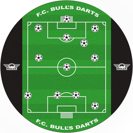 Bulls Football Dartboard - Game Board - Tournament Size Bristle Board