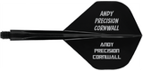 Condor AXE Dart Flights - Small - Black