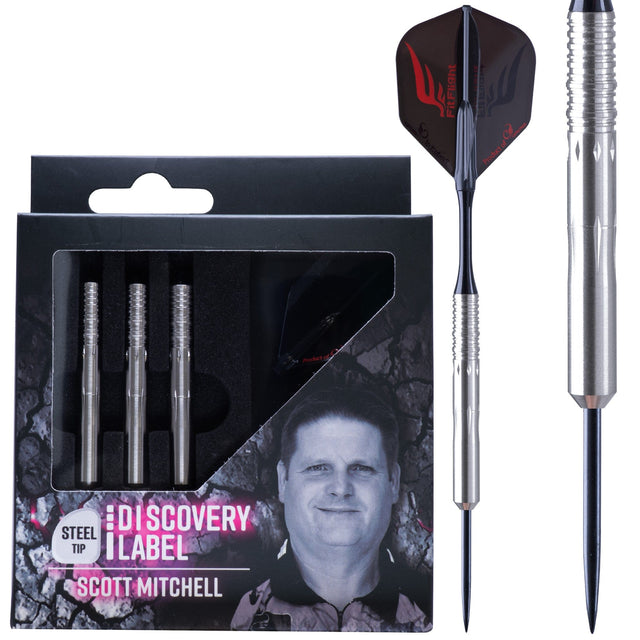 Cosmo  Darts - Discovery Label - Steel Tip - Scott Mitchell - Scotty Dog