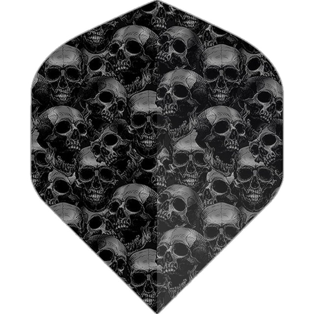 Designa Dart Flights - Motley Collection - 100 Micron - No2 - Std - Skulls