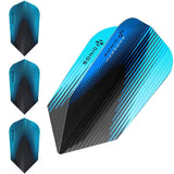 Harrows Sonic X Dart Flights - Slim Shape - Sonic-X - Aqua Blue - 100 Sets (300 Flights)