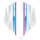 Designa Racing Flights - Standard No2 - 100 Micron - Cyan & Magenta