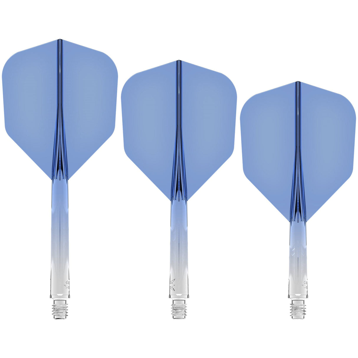 Mission Force 90 - New Moulded Flight & Shaft System - Standard No6 - Gradient - Transparent Blue