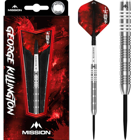 Mission George Killington Darts - Steel Tip - 95% Tungsten