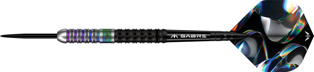 Mission Iridian Darts - Steel Tip - 90% Tungsten - Black & Coral PVD