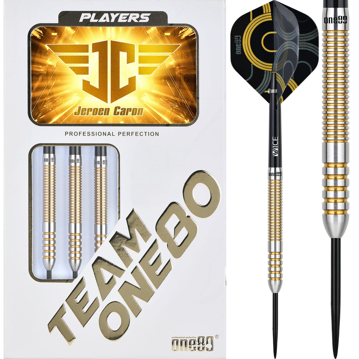 One80 Jeroen Caron Darts - Steel Tip - Topgun