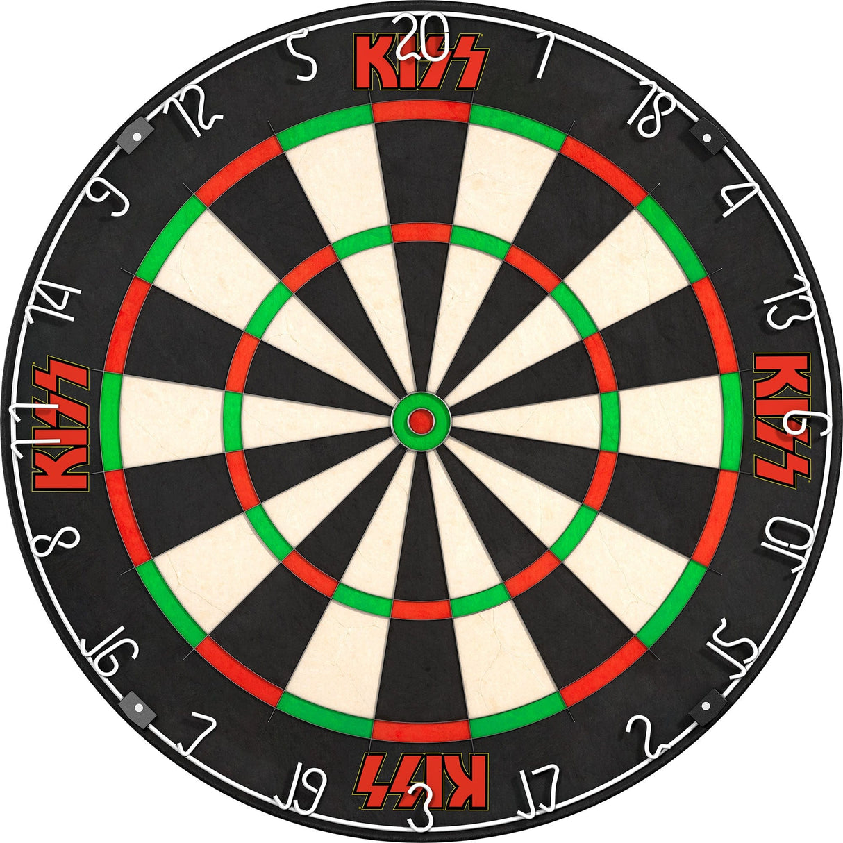 Kiss Dartboard - Official Licensed - Professional - Quad Logo