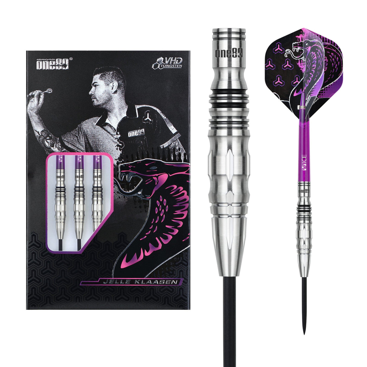 One80 Jelle Klaasen Darts - Steel Tip - 90% Tungsten - V2