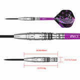 One80 Jelle Klaasen Darts - Steel Tip - 90% Tungsten - V2