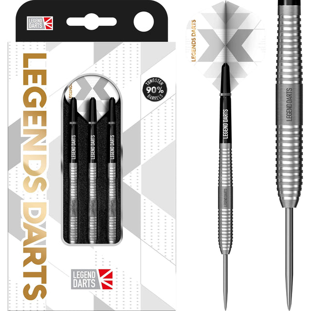 Legend Darts - Steel Tip - 90% Tungsten - Pro Series - V1 - Ringed Micro Cut