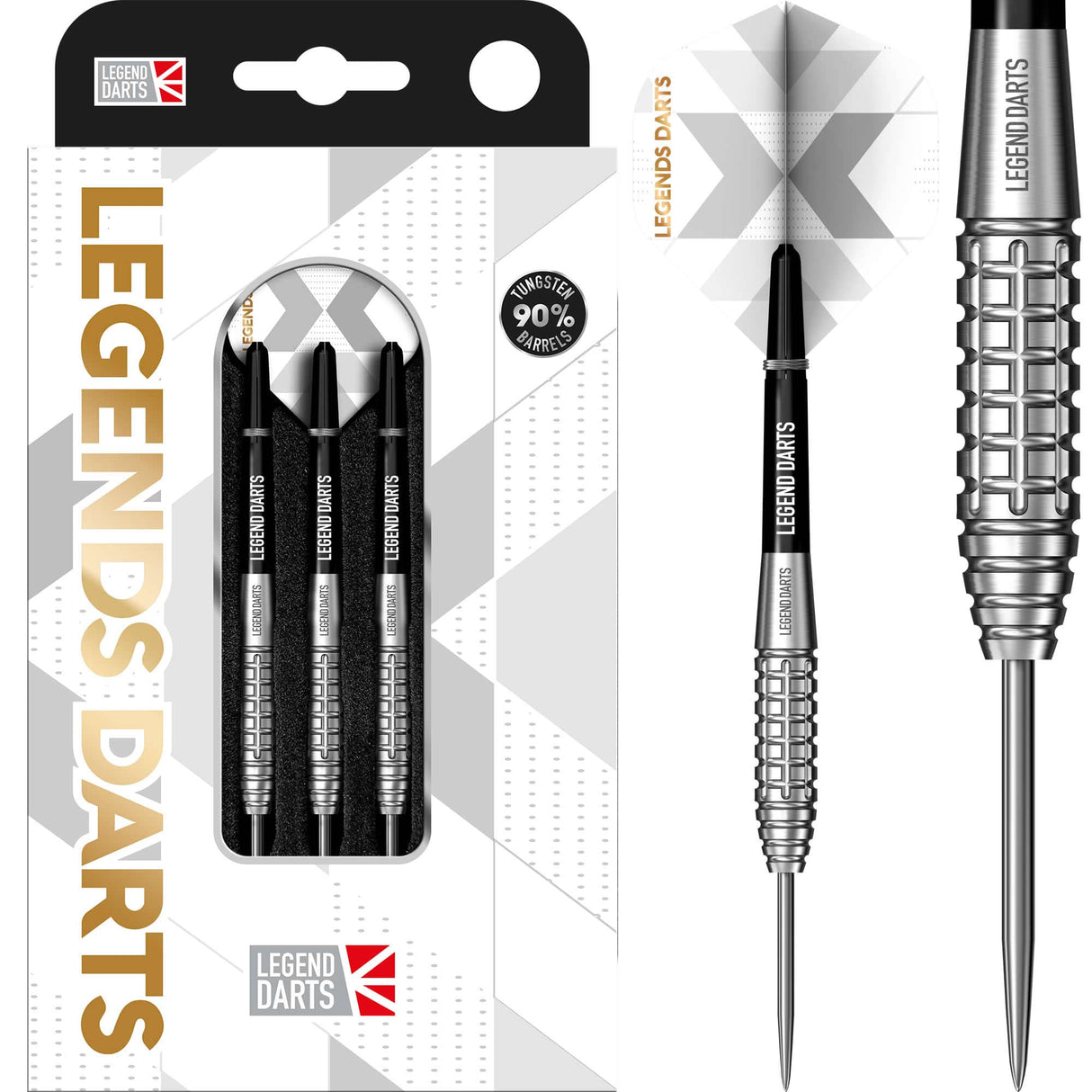 Legend Darts - Steel Tip - 90% Tungsten - Pro Series - V9 - Bullet