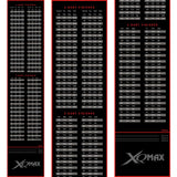 XQMax Nylon Dart Mat - HD Printed Design - 60cm x 285cm - Long - Checkouts