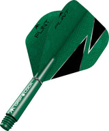 Mission Flint X Dart Flights Combo With Griplock Shafts Green / Short