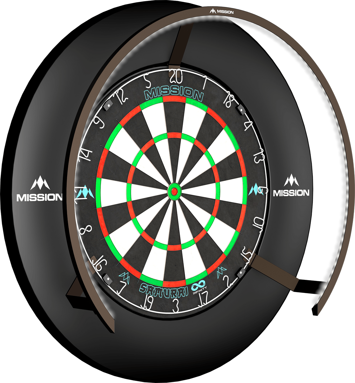 Mission Torus 270 Dartboard Lighting - Bright White Light