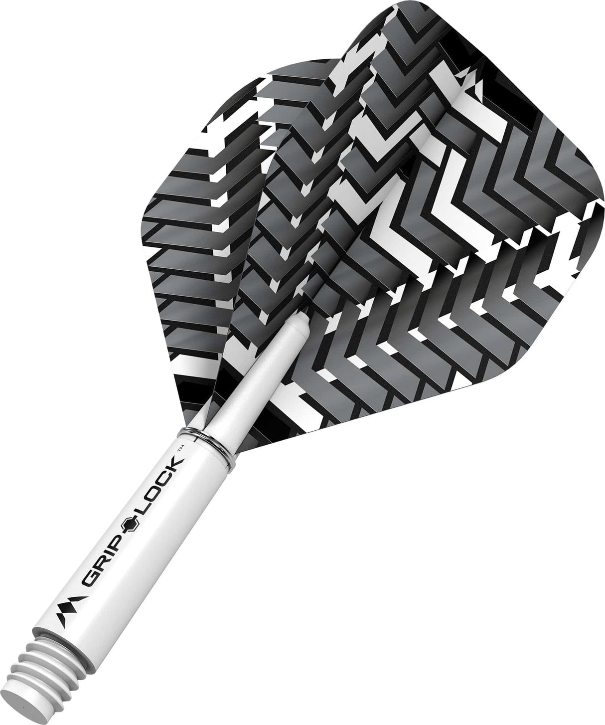 Mission Vex Dart Flights Combo With Griplock Shafts White / Short