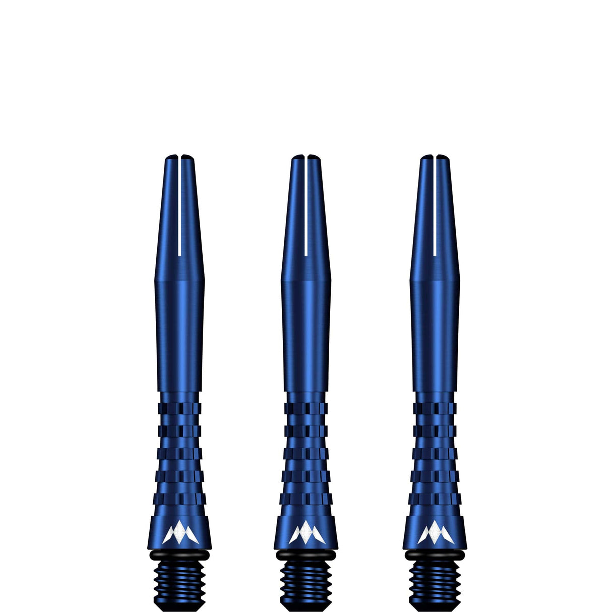 Mission Atom13 Aluminium Shafts - Anodised Metal Stems - Blue