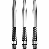 Mission Atom13 Aluminium Shafts - Natural Metal Stems - Black