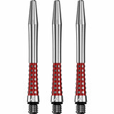 Mission Atom13 Aluminium Shafts - Natural Metal Stems - Red