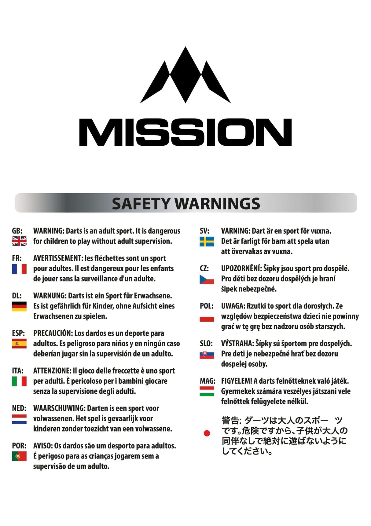 Mission F-Protect Flight Protectors - Expert - Pack 3