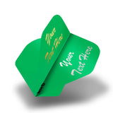 Personalised Flights - Extra Strong - Hot Foil - 5 Sets - Std - Green