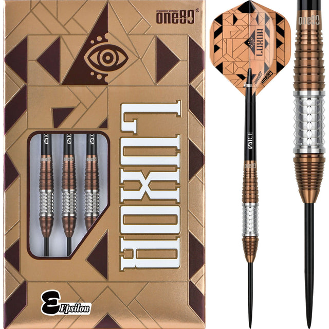 One80 Luxor Darts - Steel Tip - 90% Tungsten - Epsilon