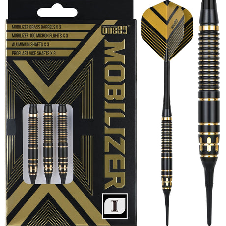 One80 Mobilizer Darts - Soft Tip - Brass - M01 - 18g