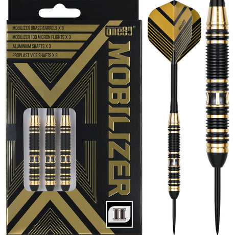 One80 Mobilizer Darts - Steel Tip - Brass - M02