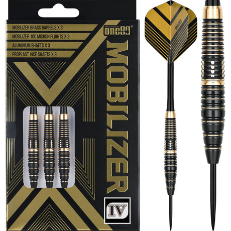 One80 Mobilizer Darts - Steel Tip - Brass - M04