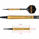 One80 Sandstorm Darts - Soft Tip - S01 - 18g