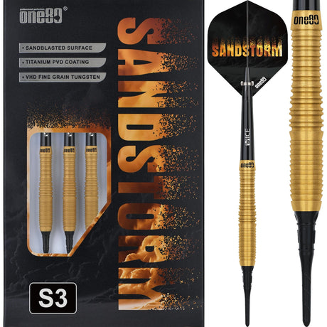 One80 Sandstorm Darts - Soft Tip - S03 - 18g