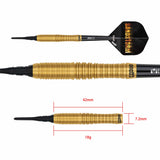 One80 Sandstorm Darts - Soft Tip - S03 - 18g